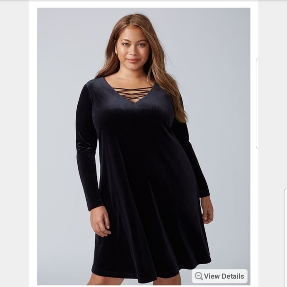 Lane Bryant Dresses & Skirts - ⚡FLASH SALE⚡Lane Bryant velvet dress